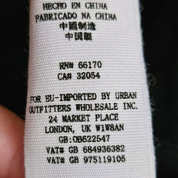 Free People Rock With It Top XS Black‎ Embroidered Off the Shoulder Boho Blouse - Picture 7 of 10